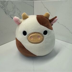 RARE 5” Ronnie The Cow Squishmallow 2020 KellyToy Batch# 2764 HTF Tush Tag Only
